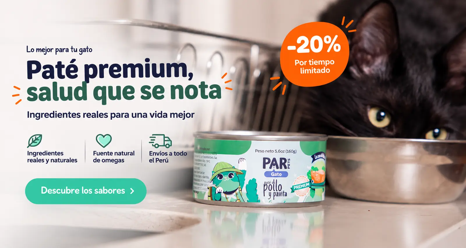 Paté premium Par Pets — salud que se nota